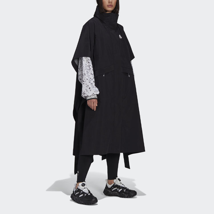 Женская куртка adidas originals HYKE Mountain Ponch (черный) — фото 6