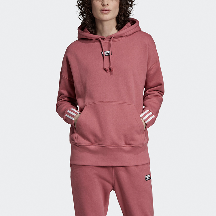 Женское худи adidas Originals (розовое) — фото 3