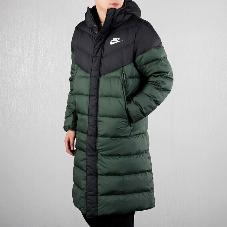 Мужской пуховик Nike Sportswear Windrunner Down Fill (зеленый) — фото 5