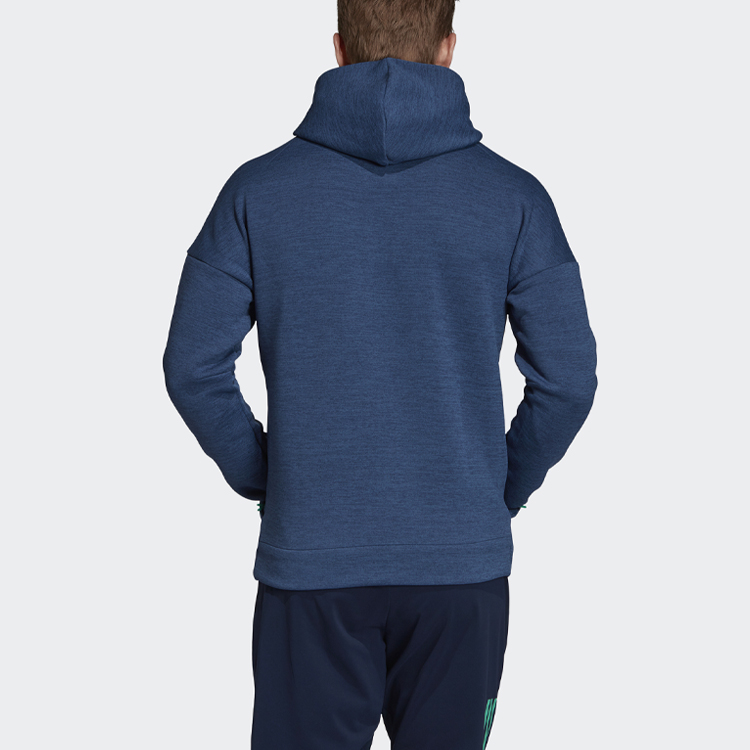 Мужская куртка adidas Real Madrid (темно-синяя) — фото 5
