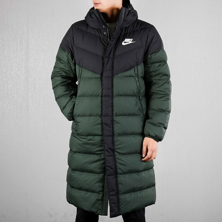 Мужской пуховик Nike Sportswear Windrunner Down Fill (зеленый) — фото 3