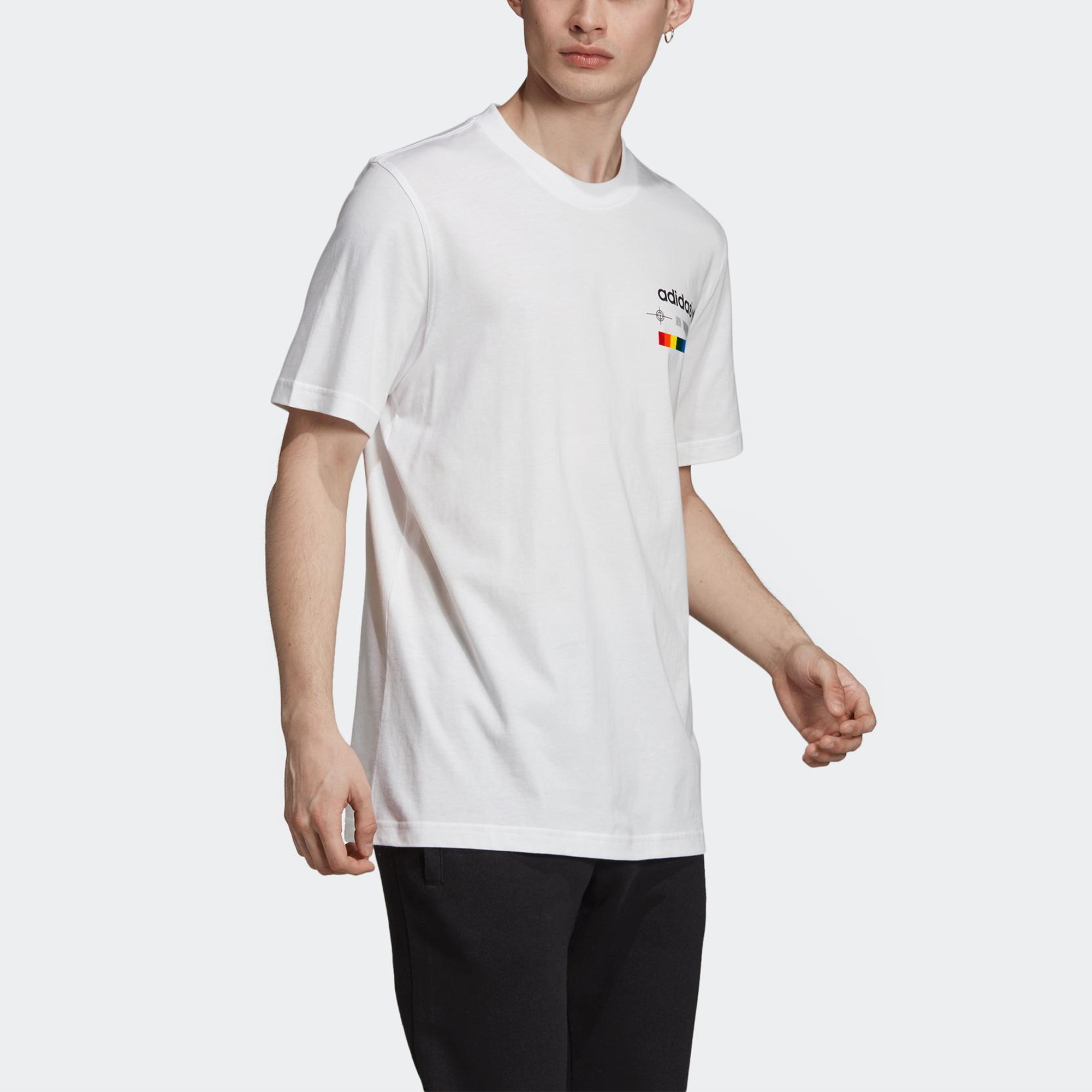 Мужская футболка adidas originals Spectrum Tee T (белая) — фото 6