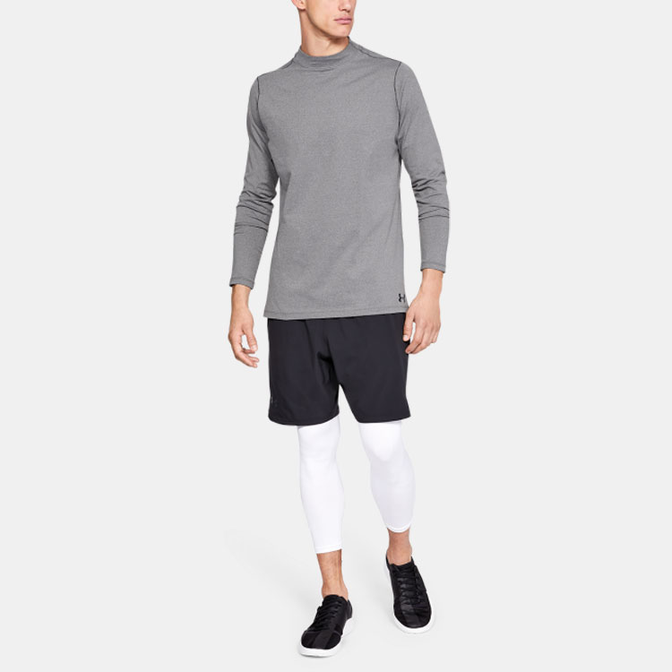 Under Armour ColdGear Fitness Clothing Men’s Gray Moderate