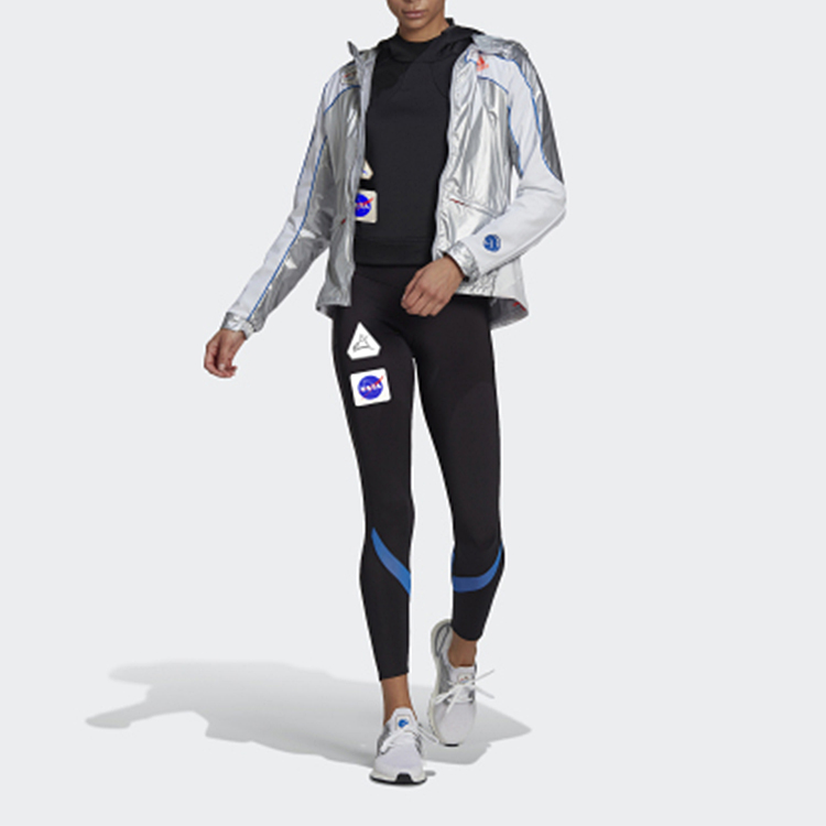 Женское худи adidas Space Hoodie M (черное) — фото 4