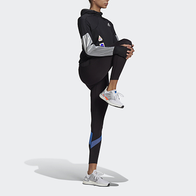 Женское худи adidas Space Hoodie M (черное) — фото 5