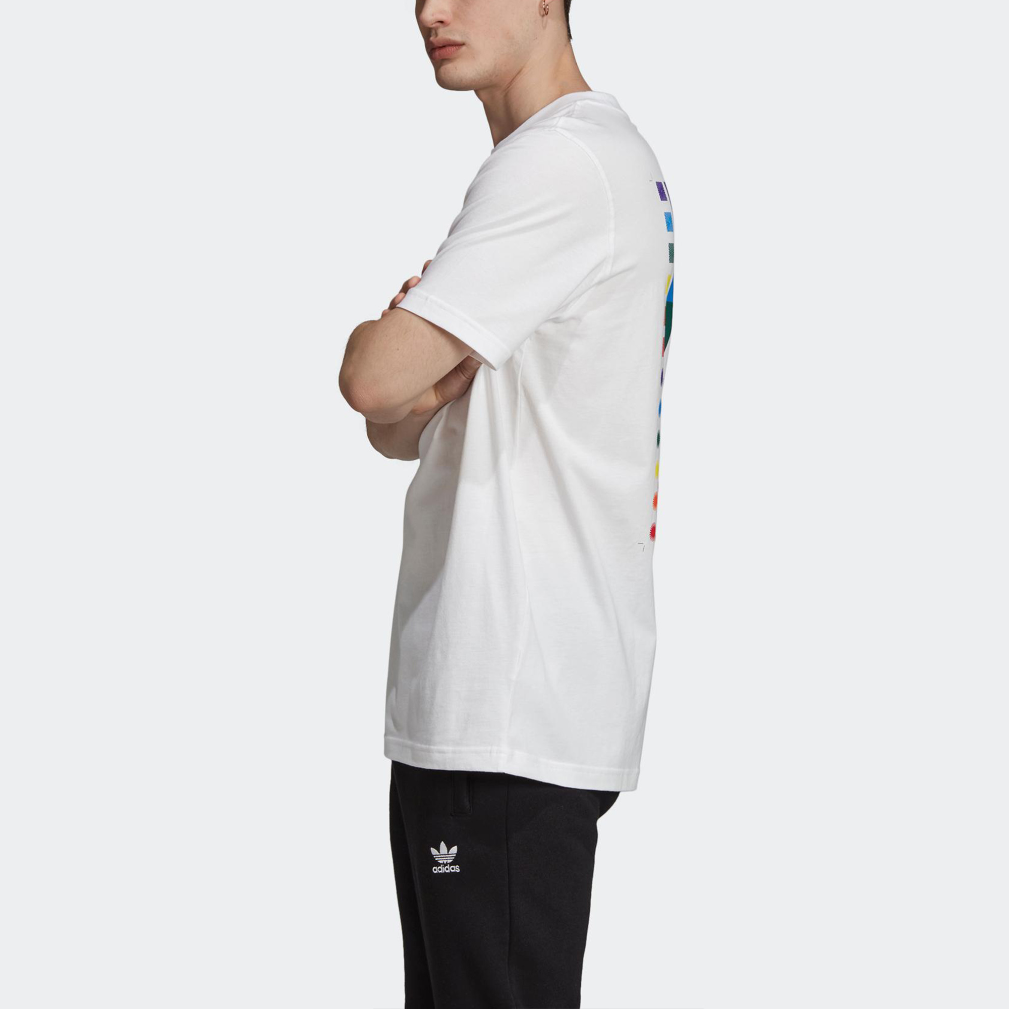 Мужская футболка adidas originals Spectrum Tee T (белая) — фото 5