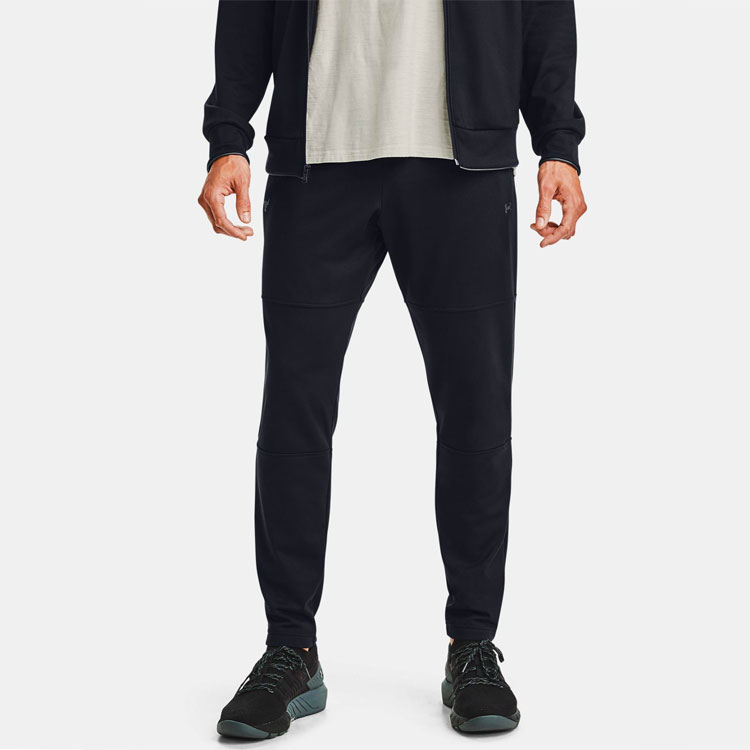 Мужские штаны Under Armour Project Rock Knit Track (черные) — фото 4