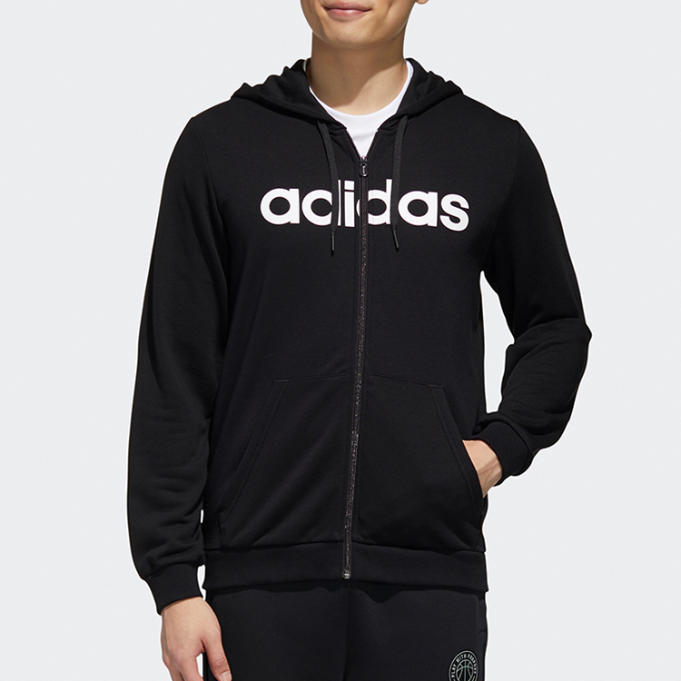 Мужская куртка adidas (черная) — фото 3