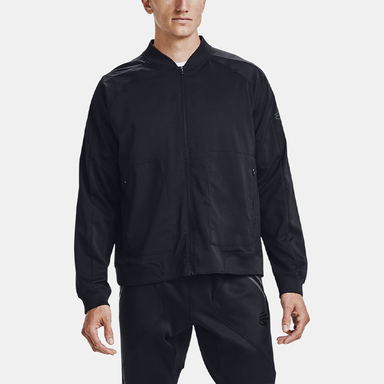 Мужская куртка Under Armour Warmup (черная) — фото 4