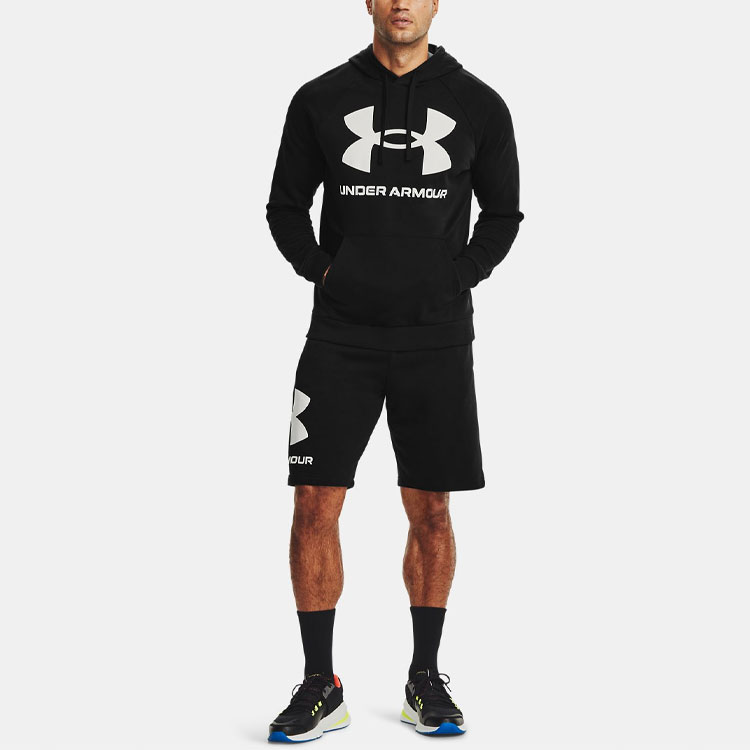 Мужское худи Under Armour Rival Big (черное) — фото 4