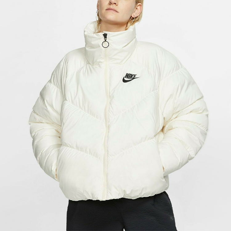 Женская куртка Nike Puff Jacket (белая) — фото 3