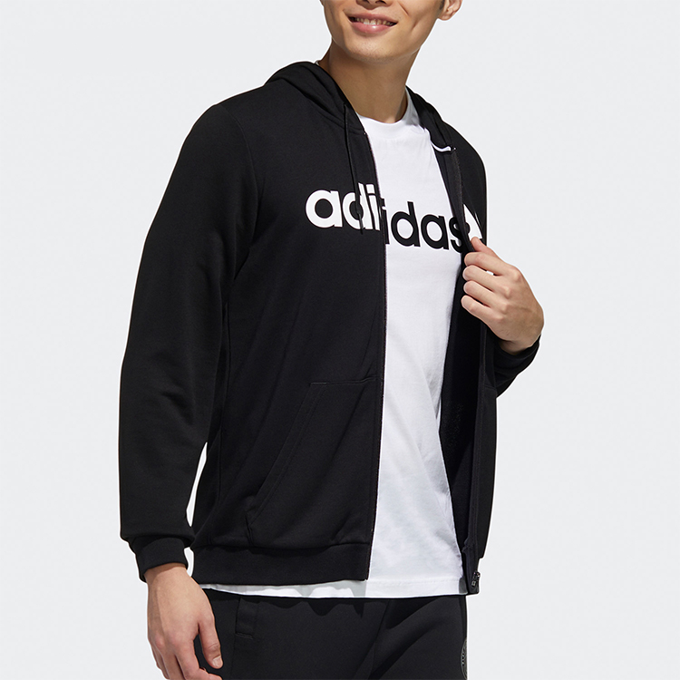 Мужская куртка adidas (черная) — фото 6