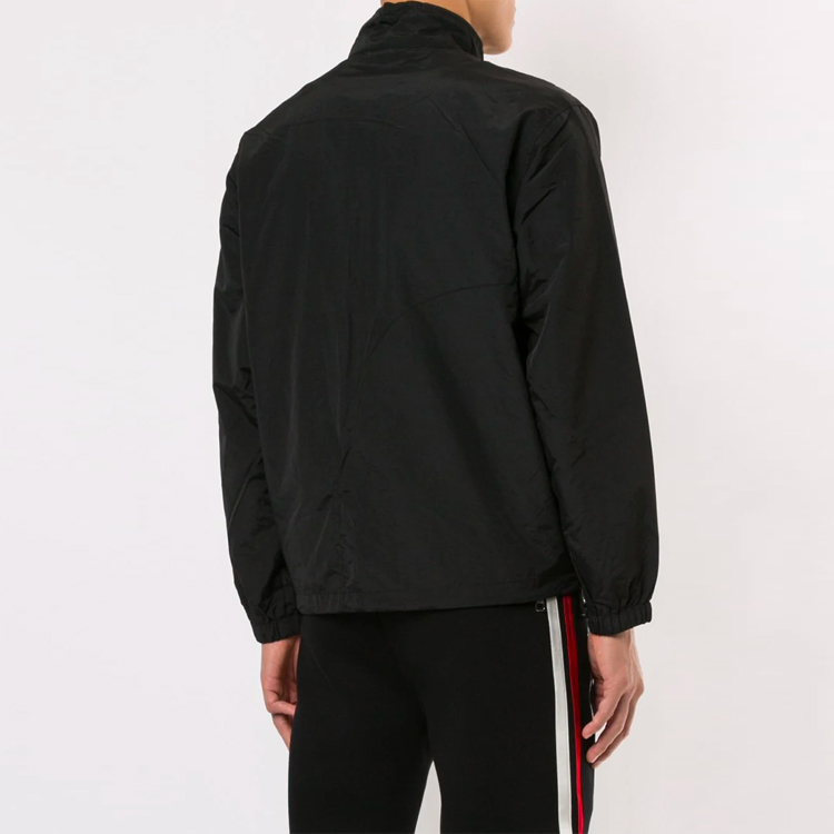 Футболка Supreme SS18 Corner Arc L/S Polo (черная) — фото 5