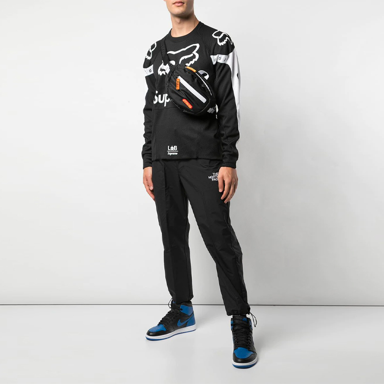 Supreme SS18 x Fox Racing Moto Jersey Top Black SUP-SS18-367