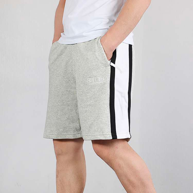Мужские шорты Nike Air French Terry (серые) — фото 5