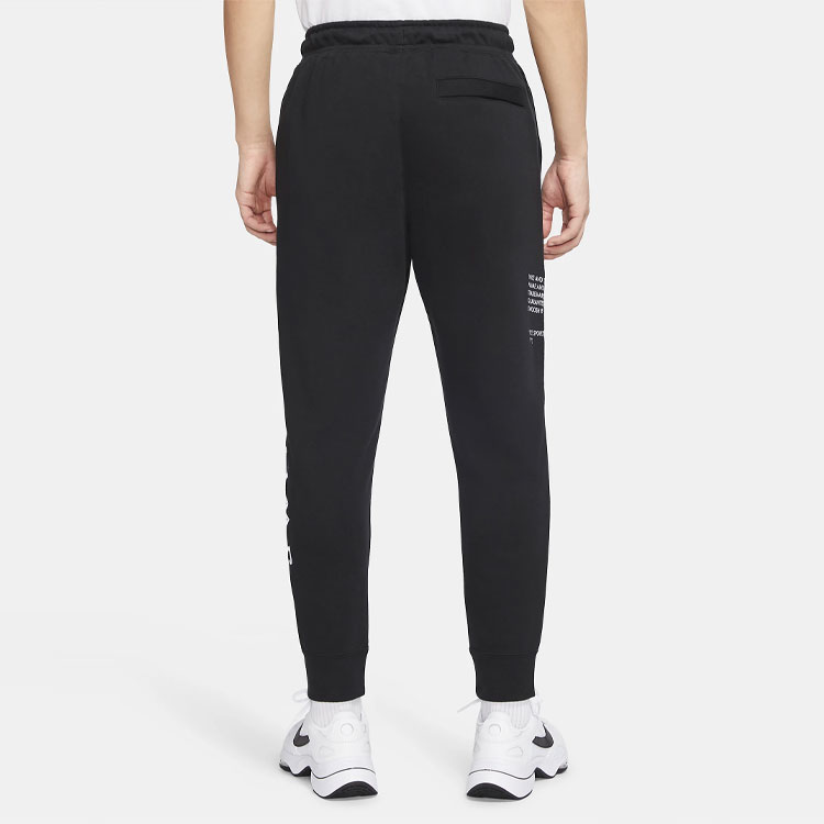 Мужские штаны Nike Sportswear Swoosh (черные) — фото 5