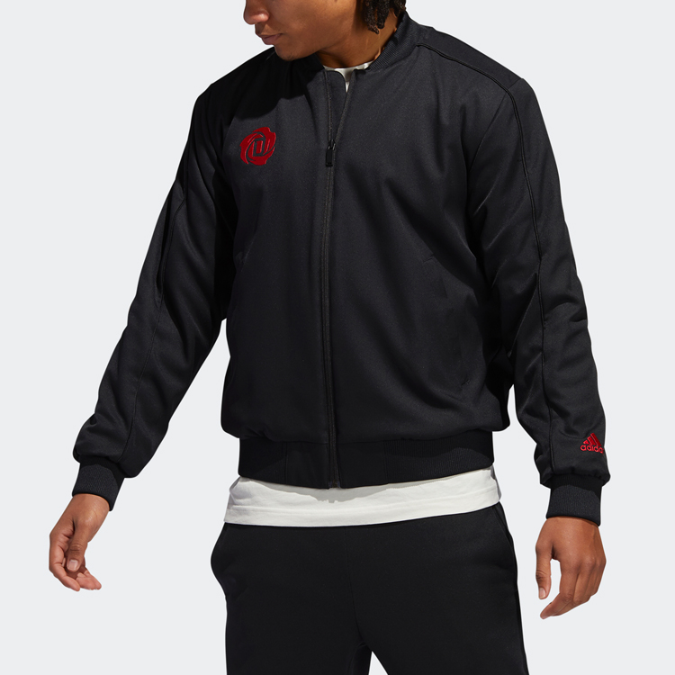Мужская куртка adidas CNY Rose Jkt (черный) — фото 3