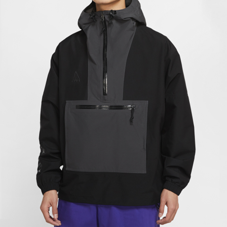 Мужская куртка Nike ACG Gore-tex Paclite (черная) — фото 4