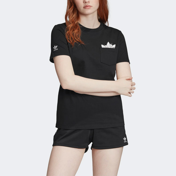 Женская футболка adidas originals T (черная) — фото 3