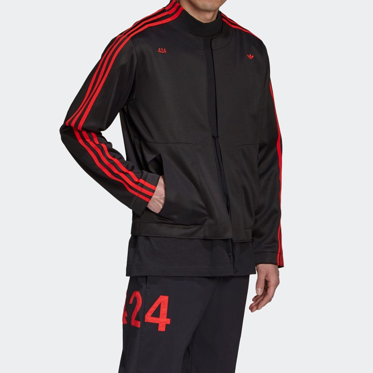 Мужская куртка adidas originals (черная) — фото 5