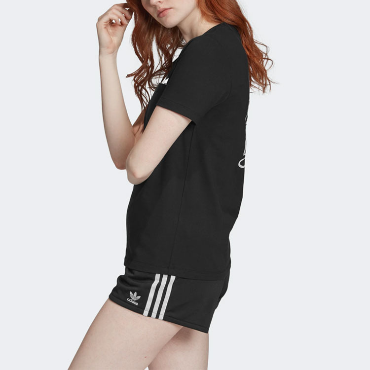 Женская футболка adidas originals T (черная) — фото 5