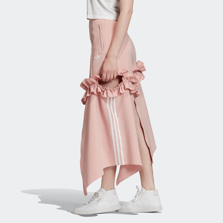 Женская юбка adidas originals (розовая) — фото 6