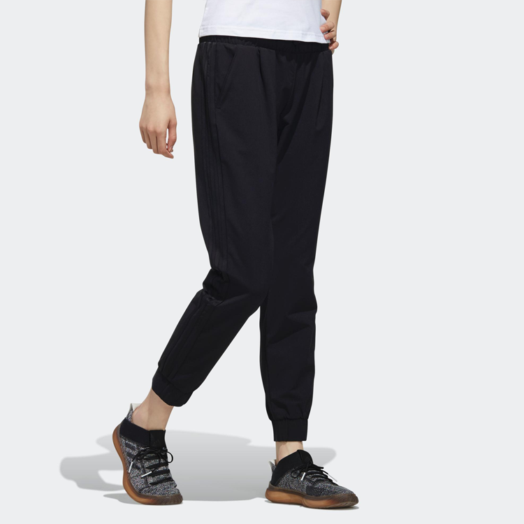 Женские штаны adidas Woven 3S Pant (черный) — фото 7