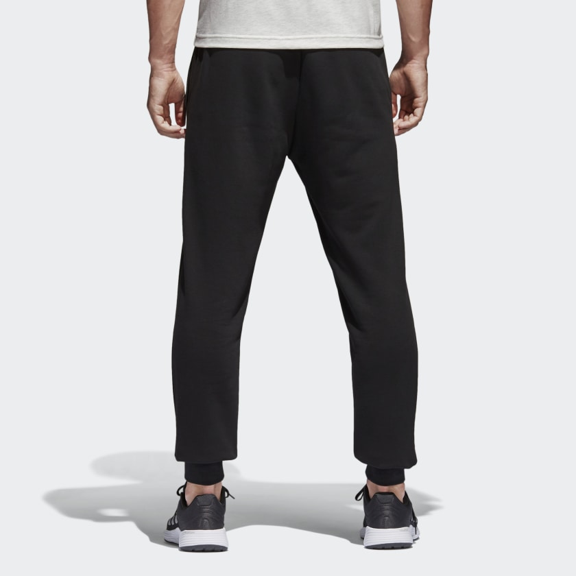 Мужские штаны adidas Essentials French Terry Pants (черные) — фото 5