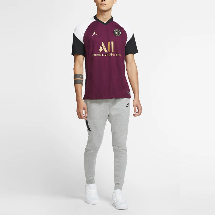 Jordan Soccer Jerseys Men’s Burgundy Moderate Straight Fit