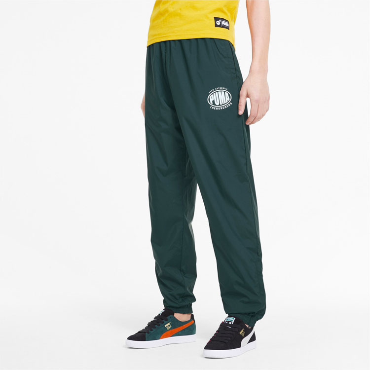 Мужские штаны PUMA x The Hundreds Track Pants (зеленые) — фото 3