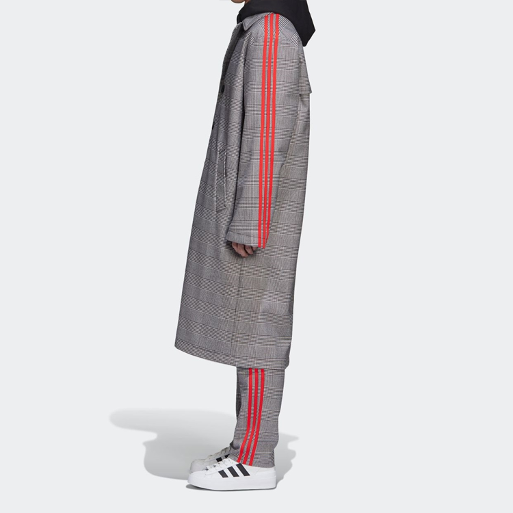 Мужская куртка adidas originals x 424 Trench Coat (серая) — фото 5