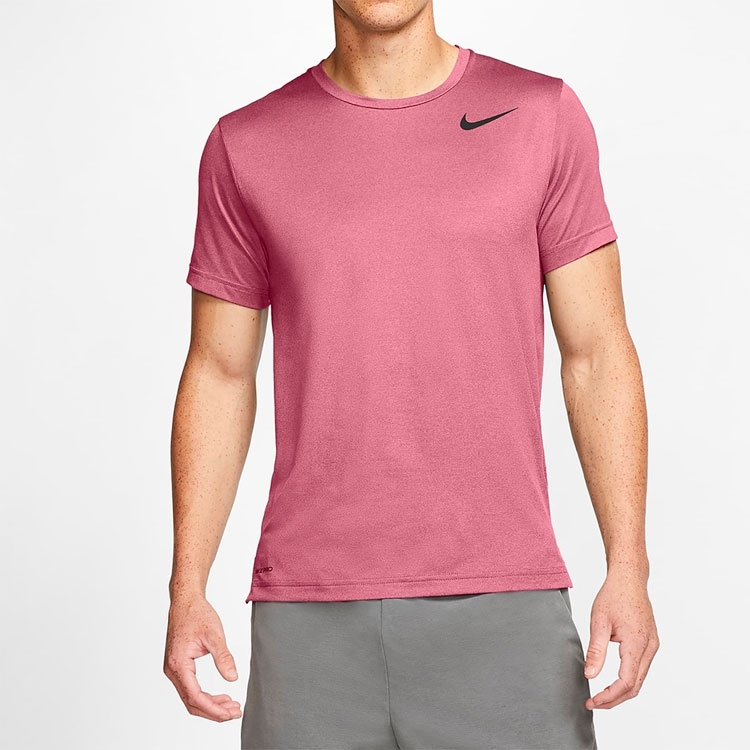 Мужская футболка Nike Pro компрессионная (бордовая) — фото 3