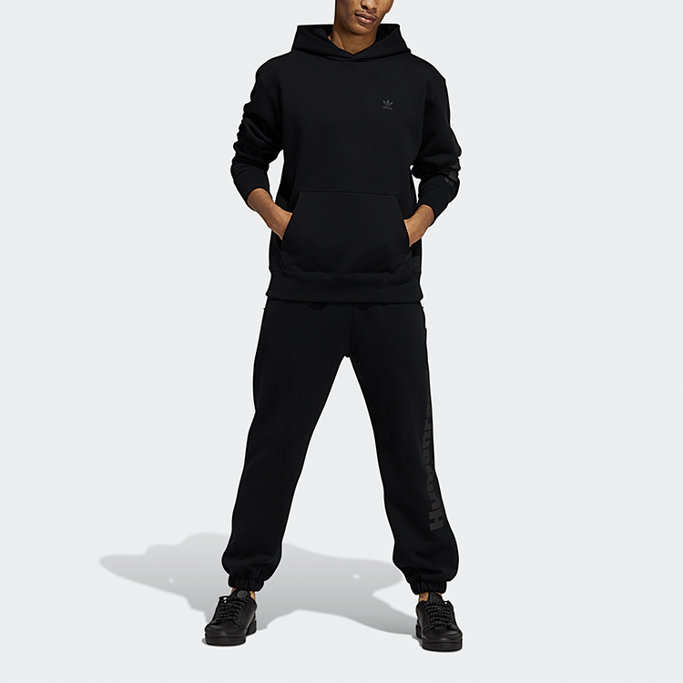 Худи adidas Pw Bf Bas Hood (черное) — фото 4