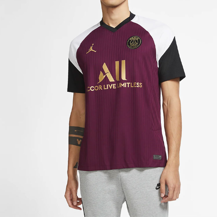 Jordan Soccer Jerseys Men’s Burgundy Moderate Straight Fit