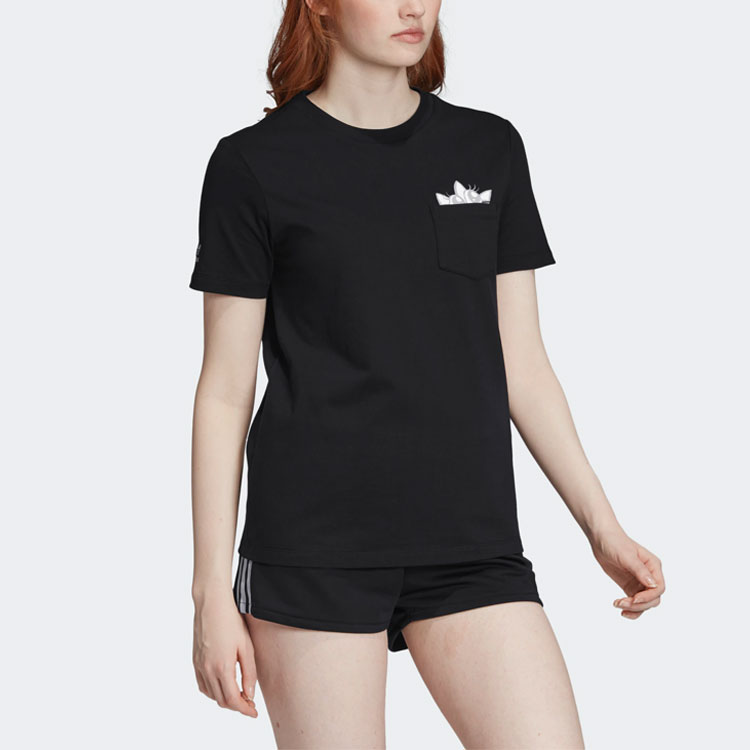 Женская футболка adidas originals T (черная) — фото 6