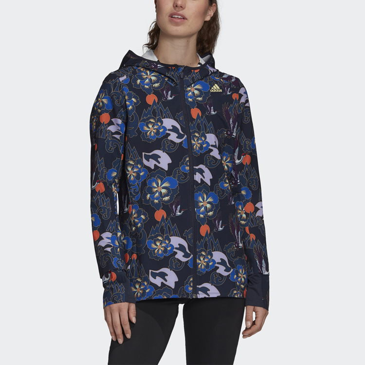 Женская куртка adidas CNY Own The Run Soft Shell (многоцветная) — фото 4