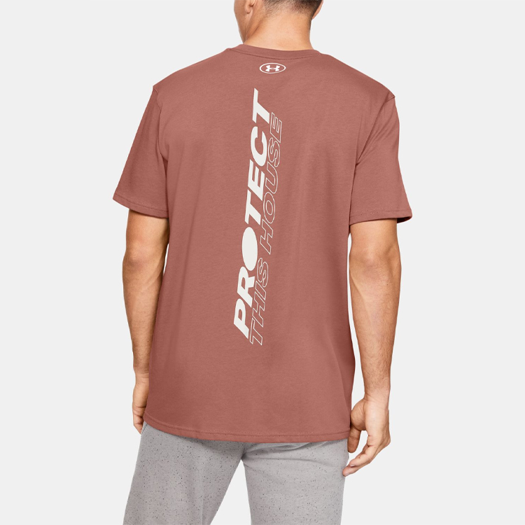 Мужская футболка Under Armour graphics T (красная) — фото 5