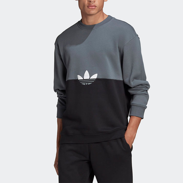 Мужское худи adidas originals (сине-черное) — фото 2
