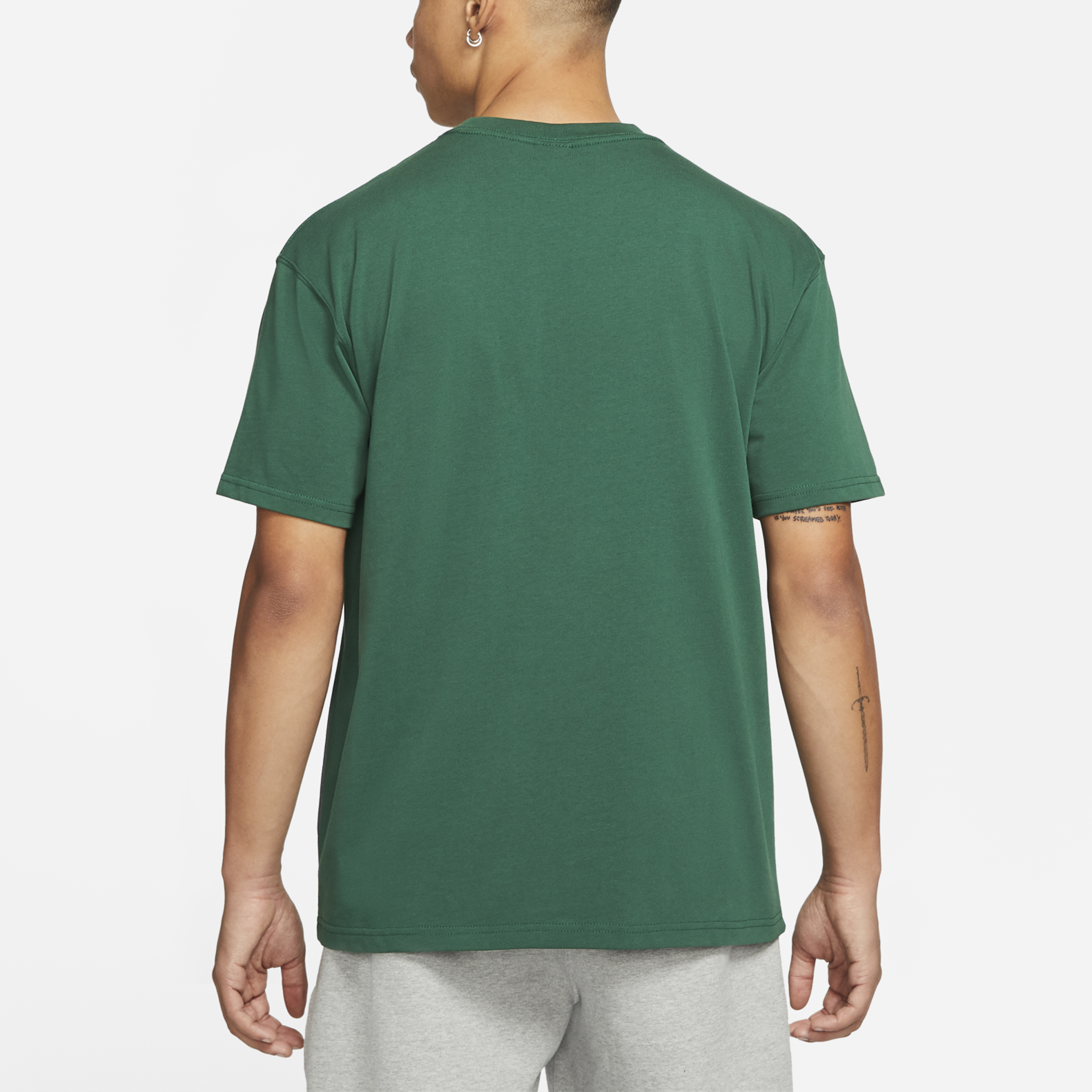Футболка Stussy x Nike (зеленая) — фото 4