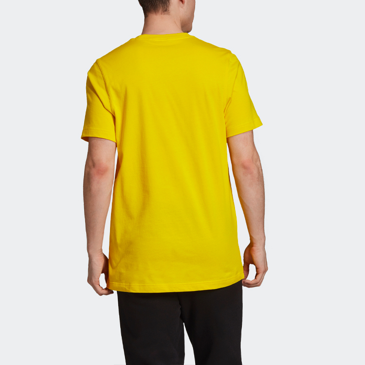 Мужская футболка adidas originals (желтая) — фото 4