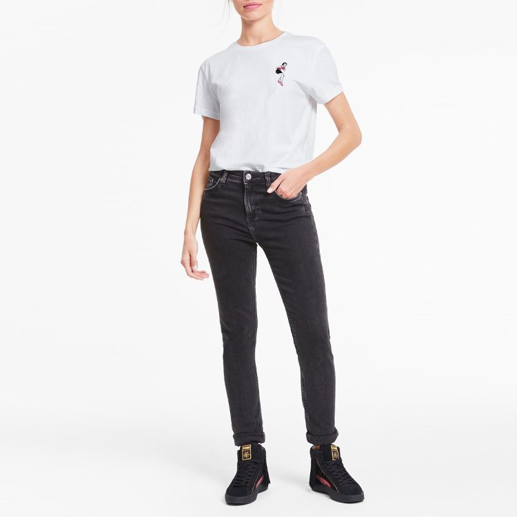 Женская футболка PUMA x Charlotte Crossover SP20 (белая) — фото 3