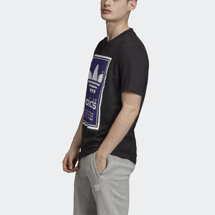 Мужская футболка adidas originals (черная) — фото 5