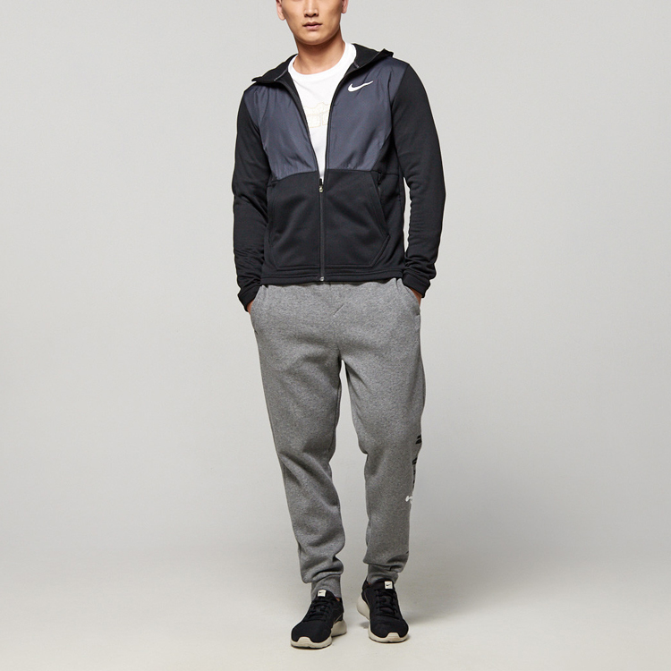 Мужская куртка Nike Zip Jacket (черная) — фото 3
