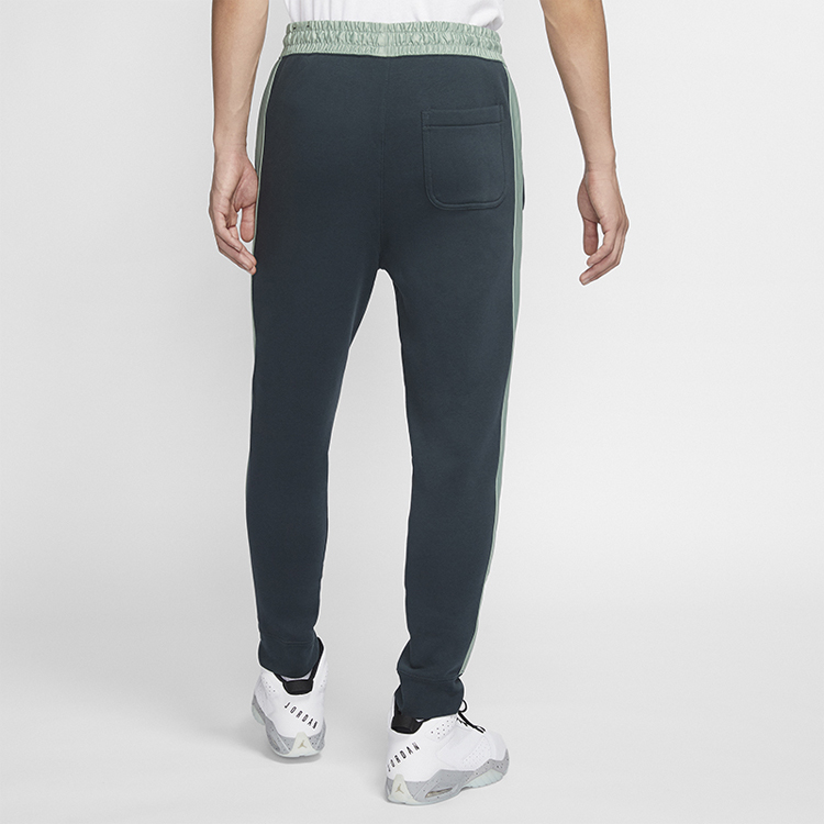 Мужские штаны Jordan Logo Sweatpants (зеленые) — фото 5