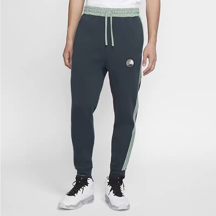 Мужские штаны Jordan Logo Sweatpants (зеленые) — фото 4