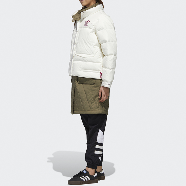 Женская куртка adidas originals (нефритово-белая) — фото 8