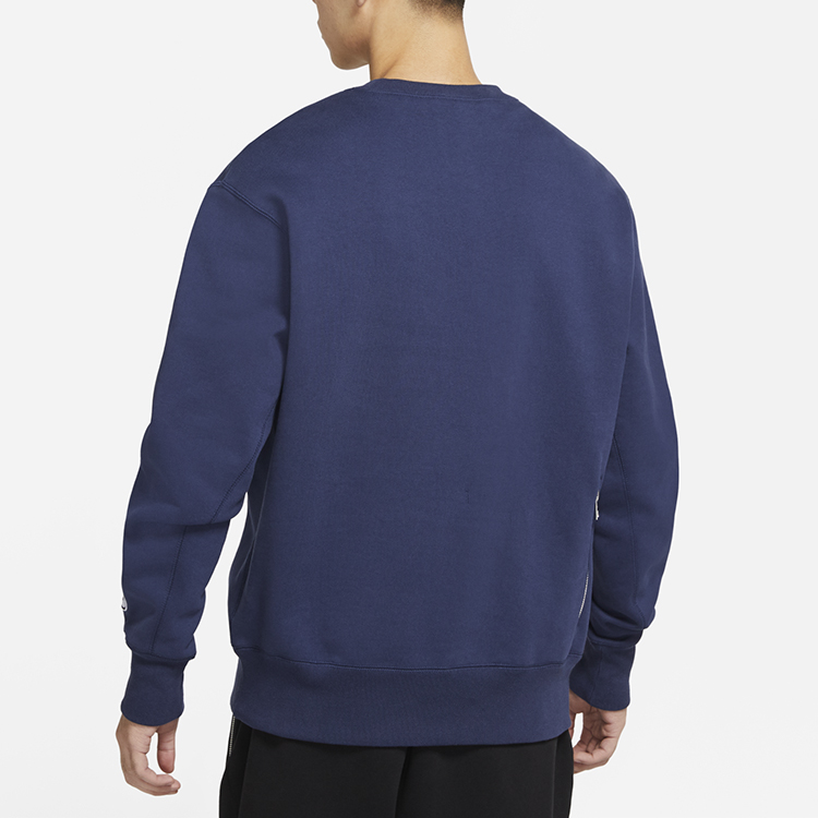 Мужское худи Nike Sportswear Сrewneck (темно-синее) — фото 4