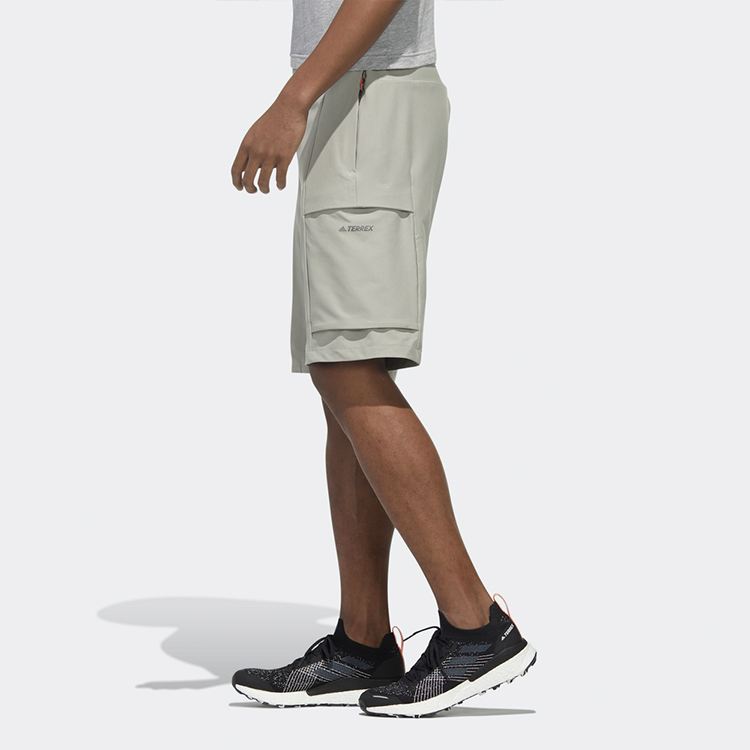 Мужские шорты adidas Xplr Cargo Shorts (серые) — фото 4