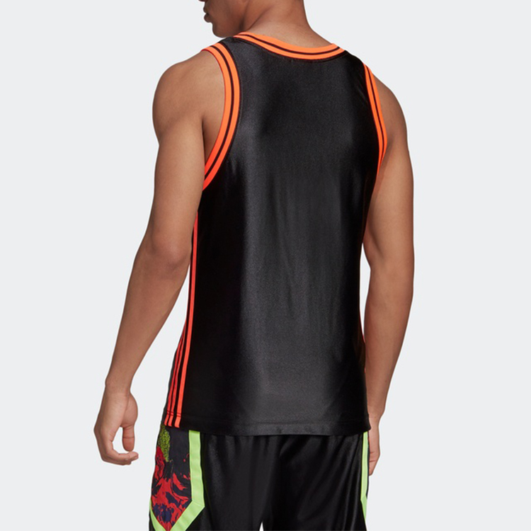 Мужская майка adidas Festivo Basketball Vest (черная) — фото 4