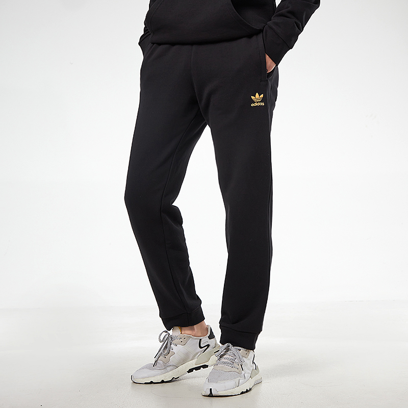 Мужские штаны adidas originals Trefoil Pant (черные) — фото 3